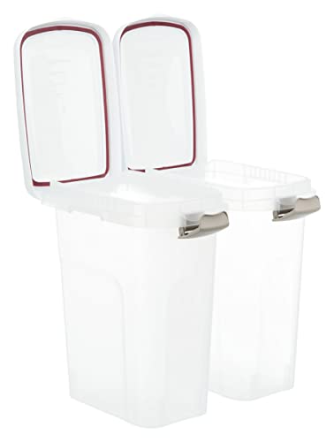 TRIXIE Tonne - transparent-weiß/weiß 15 l/22 × 41 × 33 cm
