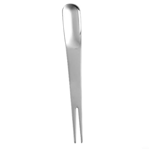 Honseadek Cuchara de acero inoxidable para tartas de frutas, utensilio de postre multifuncional para helado, pasteles, brownies, quiches, diseño ergonómico, plato