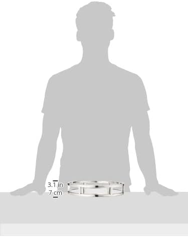 Miniatura 5 de Elegance Bandeja de espejo redondo de haz, 10.75 pulgadas