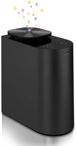 Waterless Essential Oil Diffuser,4000 mAh Large Battery, 100ml Capacity, Suitable for Hotels, Large Rooms, Offices, bedrooms,Aluminum Alloy Desktop Scent Diffuser