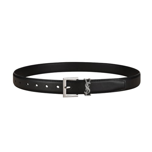 AOWVUTS Gürtel Damen Mode Ledergürtel Verstellbarer Schwarz mit Schnalle Damengürtel Klassisch Dekorativen Retro Taillengürtel für Frauen Jeans...