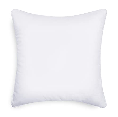 Oakias Throw Pillow Inserts Pack Of 2 Square Pillows White – Cotton Cover 18 X 18 Inches Pillow Inserts – Lightweight, Soft & Durable Pillow Set – Decorative Pillows #TOP6