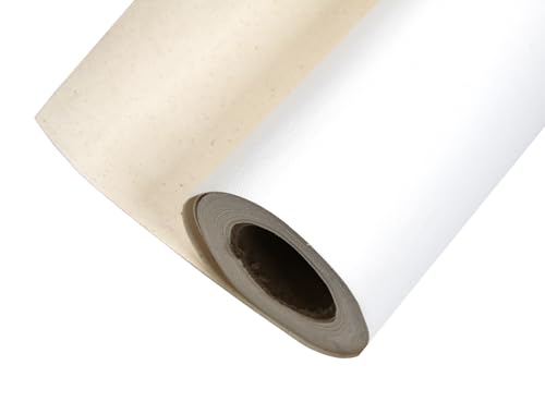 Paintersisters Premium 380 gr/m² Leinwand auf Rolle 10m x 160cm, Sonderposten malfertig vorgrundiert, 100% Baumwolle, sehr reißfest! Leinwandrolle