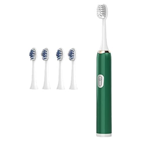 Sonic Electric Toothbrush Rechargeable Soft bristles Replacement Heads Set powered Toothbrush Cover