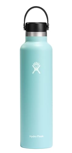 Hydro Flask Water Bottle - Insulated Stainless Steel - Non Spill, Leakproof in 24 Oz Dew