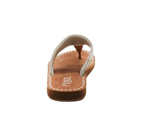 Image of Flojos Grace Women's Hooded Thong Sandal, Tan Artisan