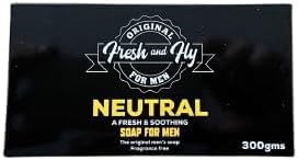 Fresh and Fly Men's Soap Bar for Face Body, Hair 300g, 4X Bigger 4X Longer, Handmade, Natural Soap Bar, Organic, Moisturizing - Image 4