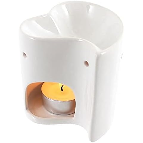 Jones Home and Gift Oil Burner, Stone, Multicolour, 9x8.5x8.5 cm Cover