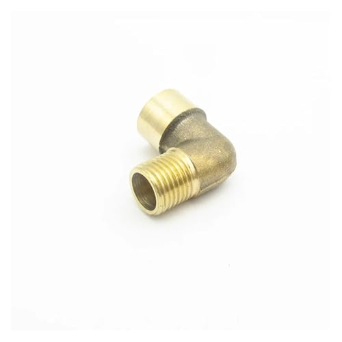 Macho a hembra codo de 90 grados conector adaptador de tubería de latón BSP de 1/2 3/4 4