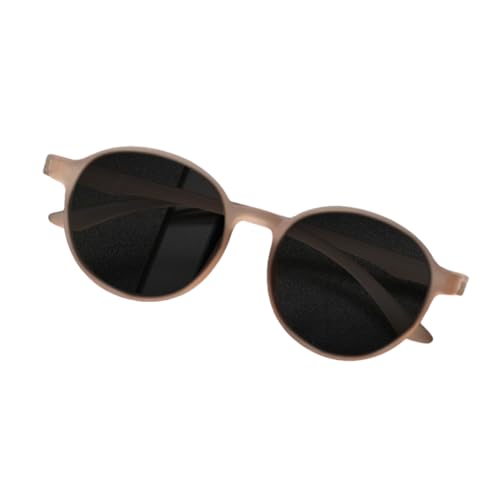 Lunettes de soleil TR90 rondes pour femme et homme avec monture tendance légère