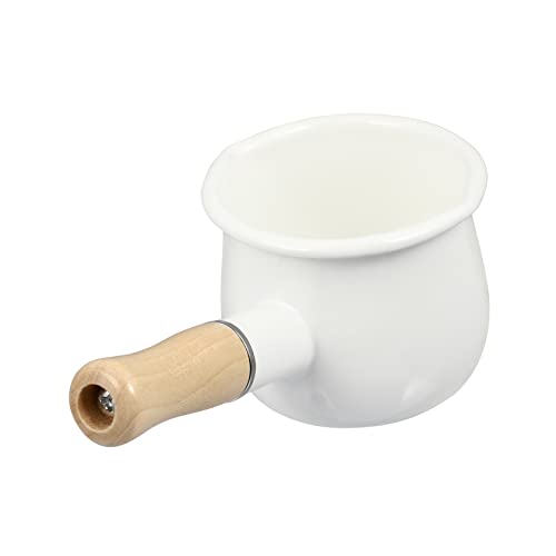 WEKADRIN 1 Pc Bote de leche esmaltado sartenes molde para pasteles cafetera paellera esmaltada Cacerola esmaltada olla de preparación de alimentos complementarios estofado esmalte