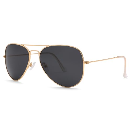 Pro Acme Aviator Sunglasses for Men Women Classic Polarized UV400 Protection
