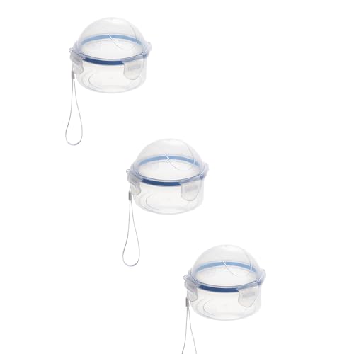 3 PCS Plastic Apple Protector Container Freezer Storage Boxes Small Food Containers With Lids Microwave Safe Plastic Onion Storage Container Reusable for School,Office,Picnic and Outdoor Travel