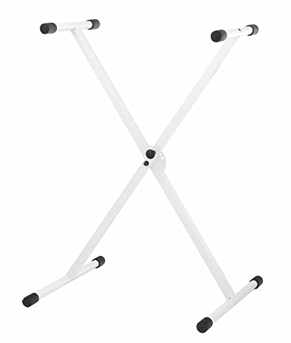 Classic Cantabile X-soporte Keyboard (teclado) regulable en altura blanco Cover