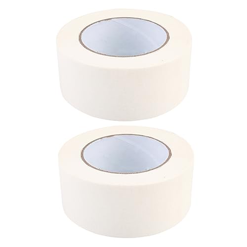 Ciieeo 2 Rolos De Fita Adesiva Branca Fita Adesiva Larga Vintage Fita Artística Fita De Embrulho Fit