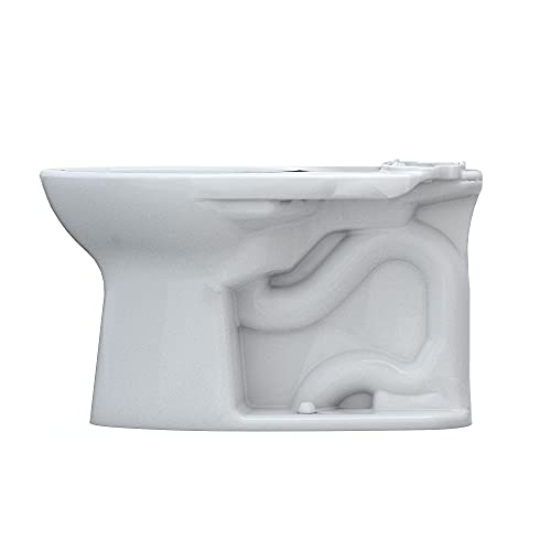 TOTO Drake Elongated TORNADO FLUSH Toilet Bowl with CEFIONTECT, Cotton White - C776CEG#01 - image 5