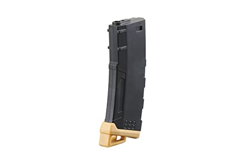 Lancer Tactical Airsoft M4 M16 Series Polymer 130 Round Capacity Transparent Window High Speed MidCap Airsoft Magazine