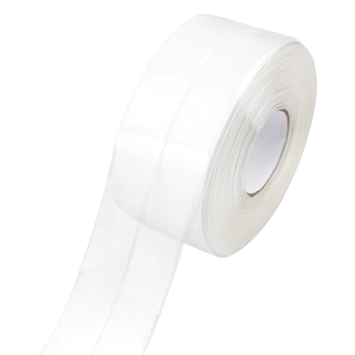 KMKANPO 1 Rollo 38mm x 3.2m cinta adhesiva impermeable,cinta selladora baño,cinta impermeable autoadhesiva,Cinta Baño Selladora,para Baño,Bañera,Cocina,Fregadero,Pared(Transparente)