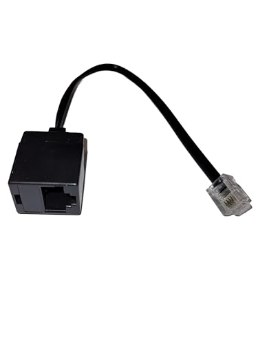 Dadusto 1 Adaptateur Câble pour Transformer RJ11((6p4c) Prise de Courant Auf RJ45(8p4c) Fusil