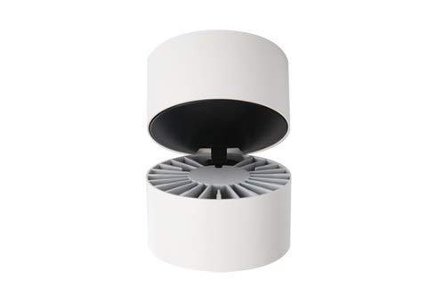 Light Concepts COB-20C-SA-4KW 20-Watts Spotlight Wall Light 360Adjustable Ceiling Downlight/Surface Mounted COB Lighting LED (Cool White, 20W White)