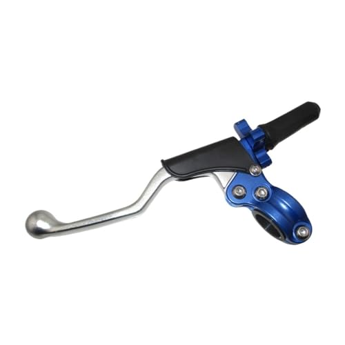Leviers de freins de moto cross bleu et embrayage MX