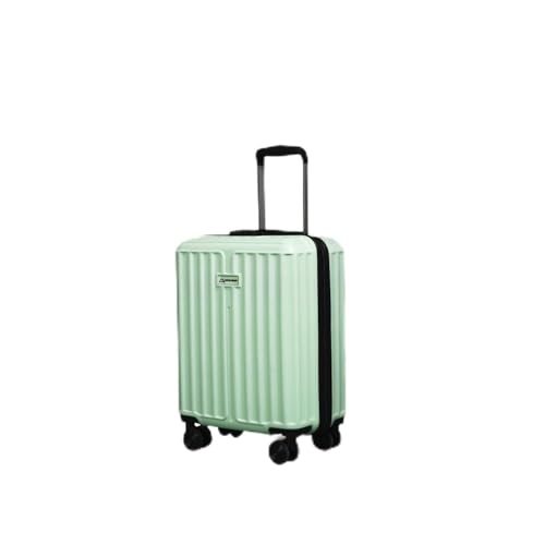 Image of Move-Meant Cabin ROAMIFY Small Suitcase 55 Cm 8 Wheels Number Lock Poly Carbonat HPS Green Trolley Bag for Men & Women | 360 Degree Wheeling System Luggage | Trolley Bags for Travel