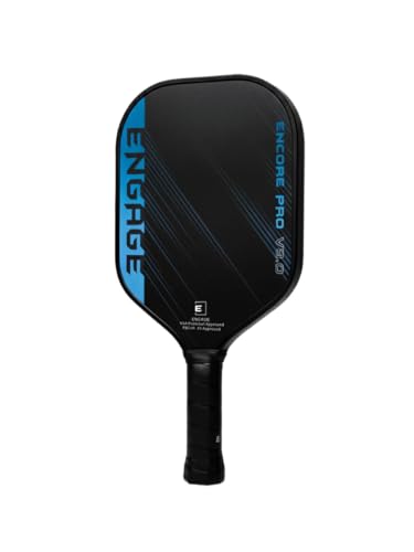 Engage Encore Pro V3.0 Pickleball Paddle | Raw Carbon Fiber & Polymer Core for All-Around Playability