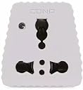 Cona Smyle Toto 6A to 16A Conversion Plug (White) (Pack of 6) gallery image