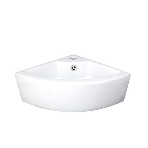 Renovator's Supply Manufacturing Small Corner Vessel Sink Above Counter Top White Grade A Vitreous China Ceramic With Single Faucet Hole And Overflow Compact Space Saving Design