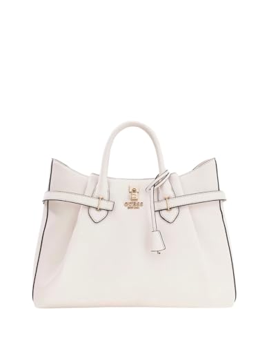 Sac à main GUESS Yesba Girlfriend Satchel au design premium écru
