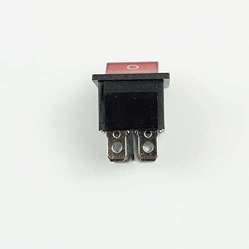Produktbild von 5x KCD4 Wippschalter Ein/Aus – 4 Oder 6 Pins, Beleuchtet, 16A 250V, Für Elektrogeräte (grün, 6 Pins)