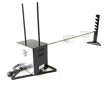 ALLEGRI Girarrosto Professionale Elettrico Gigante con Velocita' Variabile Spiedo ACCIAIO