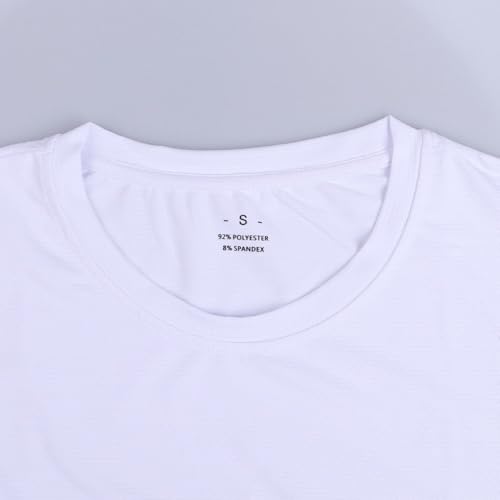 Men's Undershirts Muscle Fit Crop Top Short Sleeve Cropped T Shirt2