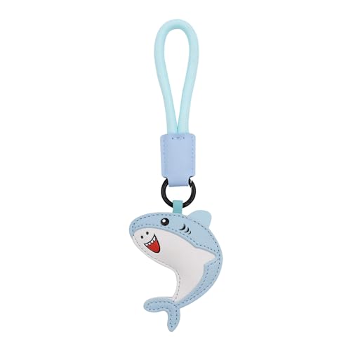 Porte-clés Charm Dauphin Baleine Requin - Pendentif Sac Animal Décoratif,Porte-Clés Cuir Mignon pour Cartable et Adultes Décoration Bagage
