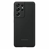 Schlankes und griffiges Cover Samsung Silicone Cover EF-PG998 für Galaxy S21 Ultra 5G, Black - 6.9 Zoll
