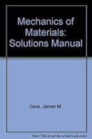 Mechanics of Materials--Solutions Manual 0748740090 Book Cover