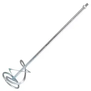 Homdum Paint Mixing rod 23inch dia 5 inch Cement slurry, putty Stirrer Rod attachment for hand Drill and putty mixer machine half inch thikness