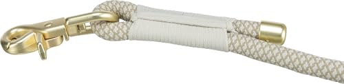 Trixie V-Leine Soft Rope, M-L, 2 m/10 mm, hellgrau - verstellbare Hundeleine für mittelgroße & große Hunde aus gewebtem Tau, 3-Fach längenverstellbar - 1984119