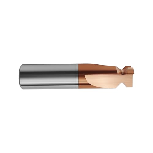 Image of 0.61 inch Carbide Square Nose End Mills, 3 Flute Solid End Mill Bits, Picatinny Rail Form Tool, AlTiN+TiSiN Coated Milling Cutters for DIYers and Professionals
