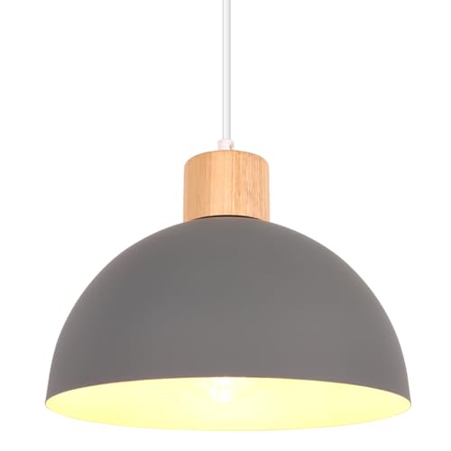 Lampada a Sospensione in Stile Faretto : Lampadario a sospensione in modalità Downlight, accentua il tuo tavolo da pranzo, sul bar, sulla scrivania. Questa lampada a sospensione industriale offre una luce piacevole.