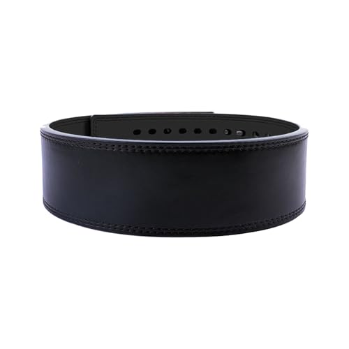 Cinturón de levantamiento de peso para hombres y mujeres, cinturón de fitness de cuero para levantamiento de pesas, soporte de espalda de madera ajustable para PowerLifting