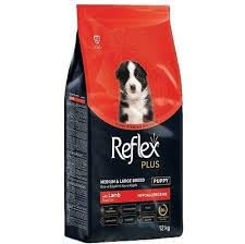 Reflex Plus Kuzu Etli Orta Ve Büyük Irk Yavru Köpek Maması 12 kg