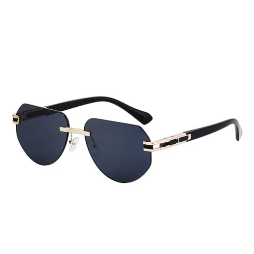 Lunettes de soleil vintage pour festivals et terrasses look sans monture