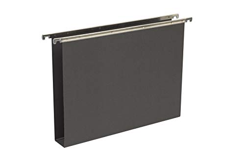 Carpeta colgante A4 Jalema Alzicht con base de 40 mm en cartón rígido negro