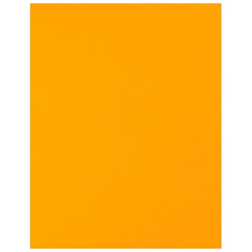 PA Paper Accents Stash Builder Cardstock 8.5" x 11" School bus Yellow, 65lb colored cardstock paper for card making, scrapbooking, printing, quilling and crafts, 25 piece pack
