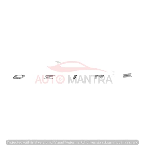 Image of Dzire Self Adhesive | Metal Sticker Logo Badge 3D Emblem Car Sticker