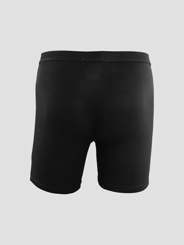 AORGSVI 5-Pack Men’s Total Support Pouch Boxer Briefs, Moisture-Wicking Underwear, Regular Leg & Long Leg Boxer Shorts4