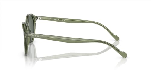 Vogue Eyewear Man Sunglasses Dark Havana Frame, Dark Brown Lenses, 48MM2