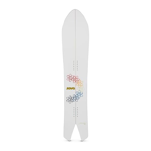 Javatron Dream Machines Java Javanator Snowboard, 143-165cm, Swallowtail Fish Design, Powder, All Mountain (152 cm)