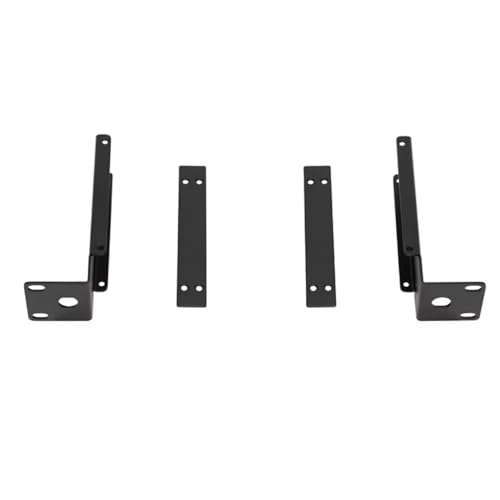 Soporte doble UA507 para fijar receptor Shure BLX4R y SLXD4 en rack de 19 pulgadas